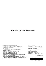 Предварительный просмотр 128 страницы Standard Horizon GX2000E Owner'S Manual