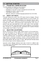 Preview for 7 page of Standard Horizon GX2150 Owner'S Manual