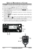 Предварительный просмотр 4 страницы Standard Horizon GX2200 Owner'S Manual