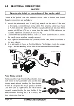 Предварительный просмотр 16 страницы Standard Horizon GX2200 Owner'S Manual