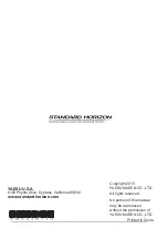 Предварительный просмотр 152 страницы Standard Horizon GX2200 Owner'S Manual