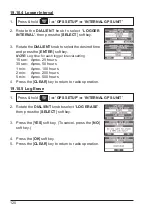 Предварительный просмотр 122 страницы Standard Horizon GX2400GPS Owner'S Manual