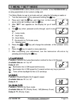 Preview for 31 page of Standard Horizon HX100 Owner'S Manual