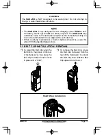 Предварительный просмотр 13 страницы Standard Horizon HX210 Owner'S Manual