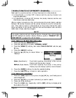 Предварительный просмотр 26 страницы Standard Horizon HX210 Owner'S Manual