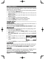 Предварительный просмотр 30 страницы Standard Horizon HX210 Owner'S Manual