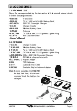 Preview for 5 page of Standard Horizon HX270E Owner'S Manual