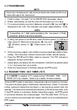 Preview for 16 page of Standard Horizon HX270E Owner'S Manual