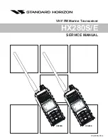 Standard Horizon HX280E Service Manual preview