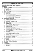 Предварительный просмотр 2 страницы Standard Horizon HX280S Owner'S Manual