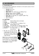 Предварительный просмотр 8 страницы Standard Horizon HX280S Owner'S Manual