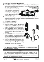 Предварительный просмотр 12 страницы Standard Horizon HX280S Owner'S Manual