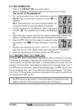 Предварительный просмотр 19 страницы Standard Horizon HX280S Owner'S Manual