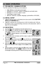 Предварительный просмотр 18 страницы Standard Horizon HX290 Owner'S Manual