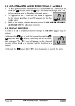 Предварительный просмотр 20 страницы Standard Horizon HX290 Owner'S Manual