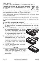 Предварительный просмотр 14 страницы Standard Horizon HX300 Owner'S Manual