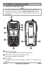 Предварительный просмотр 18 страницы Standard Horizon HX300 Owner'S Manual