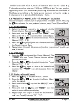 Предварительный просмотр 27 страницы Standard Horizon HX300 Owner'S Manual