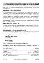 Предварительный просмотр 46 страницы Standard Horizon HX300 Owner'S Manual