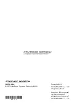 Предварительный просмотр 48 страницы Standard Horizon HX300 Owner'S Manual