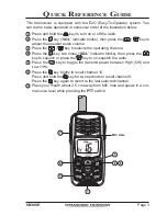 Предварительный просмотр 3 страницы Standard Horizon HX300E Owner'S Manual