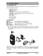 Предварительный просмотр 5 страницы Standard Horizon HX300E Owner'S Manual