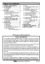 Preview for 2 page of Standard Horizon HX370E Owner'S Manual