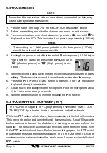 Preview for 16 page of Standard Horizon HX370E Owner'S Manual