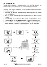 Preview for 24 page of Standard Horizon HX370E Owner'S Manual