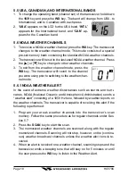 Предварительный просмотр 20 страницы Standard Horizon HX370S Owner'S Manual