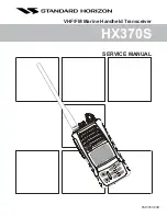 Предварительный просмотр 1 страницы Standard Horizon HX370S Service Manual