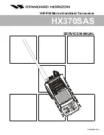 Предварительный просмотр 1 страницы Standard Horizon HX370SAS Service Manual