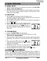 Предварительный просмотр 14 страницы Standard Horizon HX407 Owner'S Manual