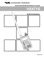 Standard Horizon HX471S Service Manual предпросмотр