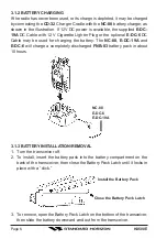 Preview for 8 page of Standard Horizon HX500E Owner'S Manual