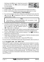 Предварительный просмотр 18 страницы Standard Horizon Hx500s Owner'S Manual