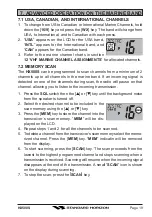 Предварительный просмотр 21 страницы Standard Horizon Hx500s Owner'S Manual