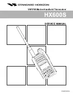 Предварительный просмотр 1 страницы Standard Horizon HX600S Service Manual