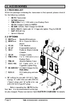 Предварительный просмотр 8 страницы Standard Horizon HX751 Owner'S Manual