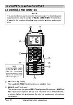 Предварительный просмотр 16 страницы Standard Horizon HX751 Owner'S Manual