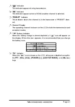 Предварительный просмотр 21 страницы Standard Horizon HX751 Owner'S Manual