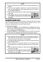 Предварительный просмотр 27 страницы Standard Horizon HX751 Owner'S Manual