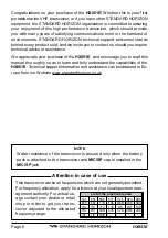 Предварительный просмотр 6 страницы Standard Horizon HX851E Owner'S Manual