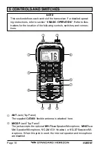 Предварительный просмотр 18 страницы Standard Horizon HX851E Owner'S Manual