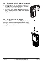 Preview for 18 page of Standard Horizon HX870 Owner'S Manual