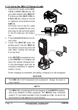 Предварительный просмотр 14 страницы Standard Horizon HX870E Owner'S Manual