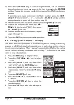 Предварительный просмотр 44 страницы Standard Horizon HX870E Owner'S Manual