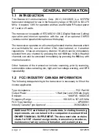 Предварительный просмотр 5 страницы Standard Horizon INTREPID GX1260S Owner'S Manual