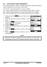 Предварительный просмотр 92 страницы Standard Horizon MATRIX AIS/GPS GX2200E Owner'S Manual