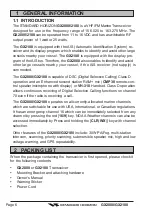 Preview for 6 page of Standard Horizon Matrix GX2000 Owner'S Manual